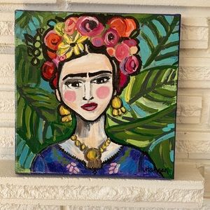 Flora & Frida Acrylic Painting by Laura Hansen PRICE FIRM